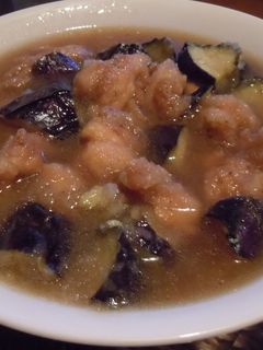 鶏肉と揚げナスのみぞれ煮-レシピのメイン写真