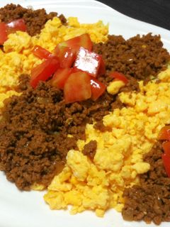 3色キーマカレー丼-レシピのメイン写真