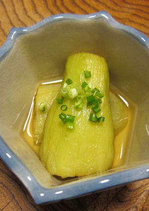 なすの翡翠煮(懐石風)-レシピのメイン写真