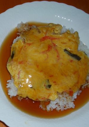 かにカマで和風天津飯！！-レシピのメイン写真
