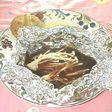 ハンバーグのホイル焼き。