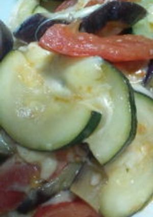 夏野菜のチーズ焼き-レシピのメイン写真