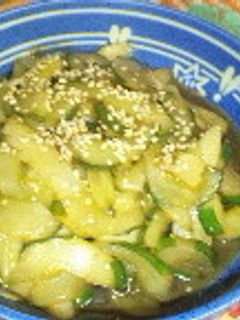 ☆育ち過ぎたきゅうりの炒め物☆-レシピのメイン写真