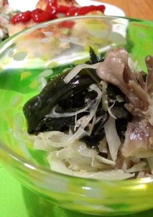 ワカメ・まいたけ･玉ねぎの中華マリネ-レシピのメイン写真