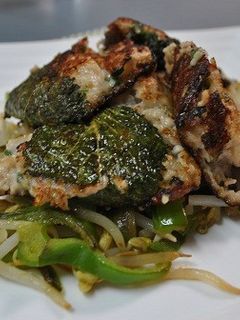 鶏ひき肉と長いものお焼き風-レシピのメイン写真