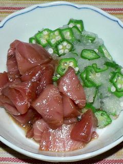 漬けマグロのオクラおろし和え-レシピのメイン写真
