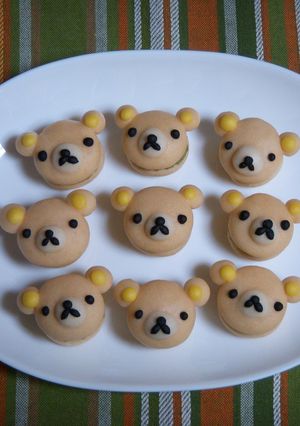 リラックマの蒸しマカロン-レシピのメイン写真