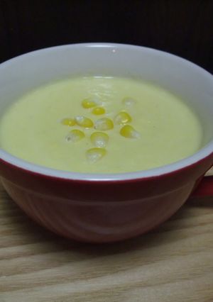 トウモロコシを味わうポタージュスープ-レシピのメイン写真