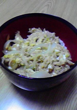 温かツナタマそうめん-レシピのメイン写真