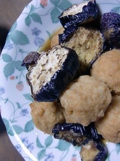 干したなすと肉団子のあっさり煮物-レシピのメイン写真