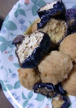 干したなすと肉団子のあっさり煮物-レシピのメイン写真