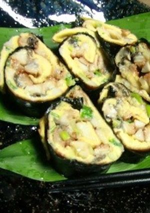 エリンギトウナギののり卵巻き-レシピのメイン写真