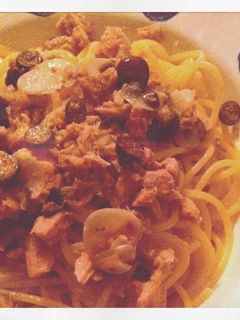 ツナ、ケッパー、レモンのスパゲッティ-レシピのメイン写真