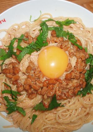 しそ薫るたらこ納豆パスタ☆-レシピのメイン写真