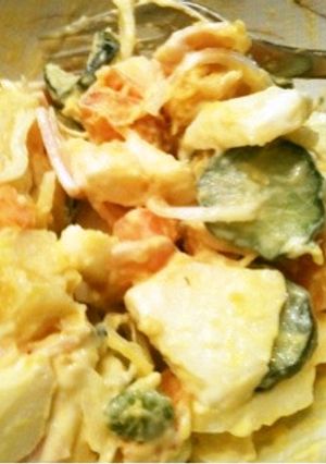 電子レンジで簡単！かぼちゃサラダ-レシピのメイン写真