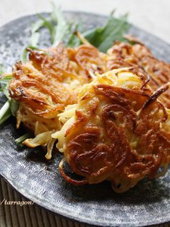 香ばし桜えびのネギだく素麺お焼き-レシピのメイン写真