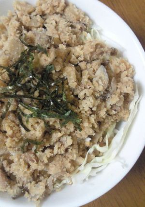 簡単美味しい♫味噌おからそぼろ丼★-レシピのメイン写真