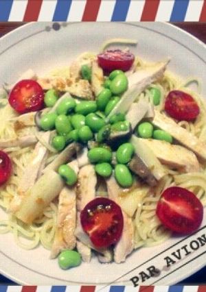 柚子胡椒＆レモンの冷製パスタ-レシピのメイン写真