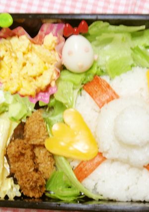 簡単♬ドナルドのお尻✿キャラ弁✿-レシピのメイン写真