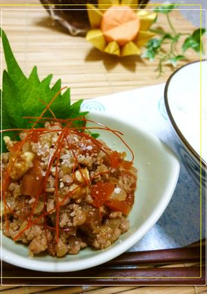 焼肉のたれで簡単肉そぼろ カレー風味-レシピのメイン写真