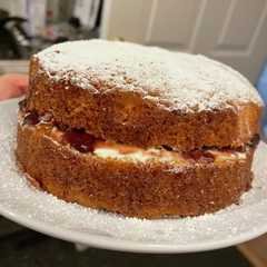 รูปของ ヴィクトリア・サンドウィッチ　ケーキ