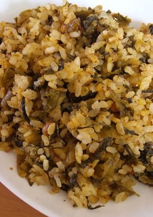 簡単！辛子高菜と納豆のチャーハン-レシピのメイン写真