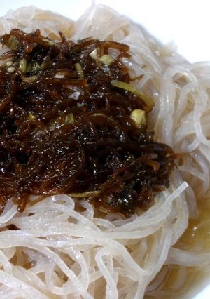 沖縄産もずくスープの冷麺-レシピのメイン写真