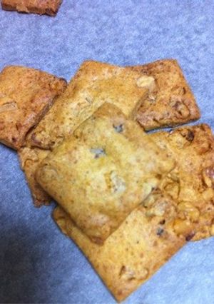 袋で！シナモンくるみのヘルシークッキー＊-レシピのメイン写真