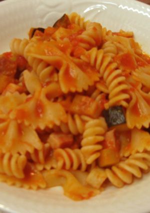 トマトとズッキーニのパスタソース-レシピのメイン写真