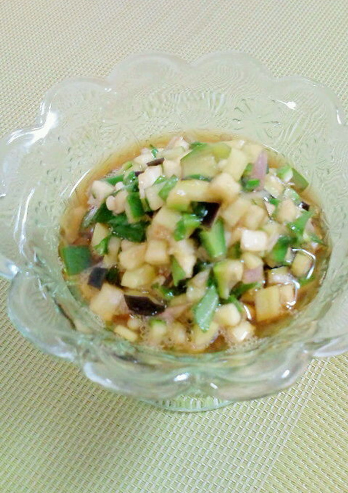 めんつゆで簡単！夏野菜で山形の☆だし☆-レシピのメイン写真
