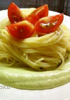 アボカドの翡翠冷製パスタ-レシピのメイン写真