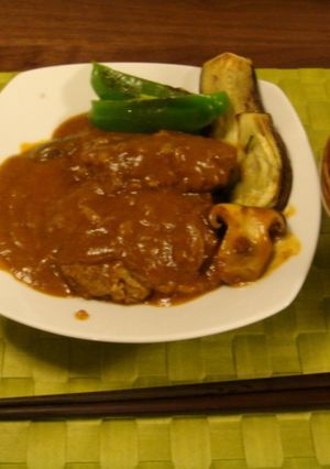 煮込みハンバーグ-レシピのメイン写真