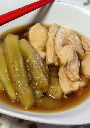 ナスと鶏肉のとろみ煮-レシピのメイン写真