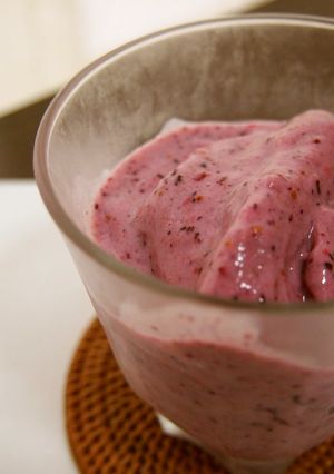 お腹キレイ♪バナナベリースムージー♪-レシピのメイン写真