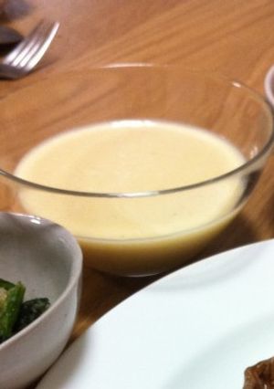 とうもろこしと豆乳の冷たいスープ-レシピのメイン写真