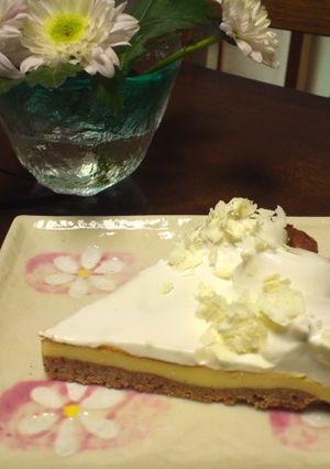 ホワイトチョコのベイクドチーズタルト-レシピのメイン写真