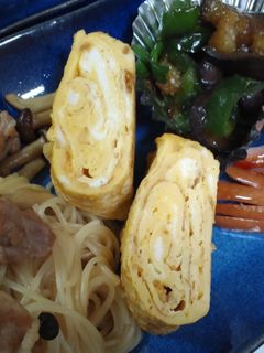 具だくさん焼き肉のたれマヨ☆玉子焼き☆-レシピのメイン写真
