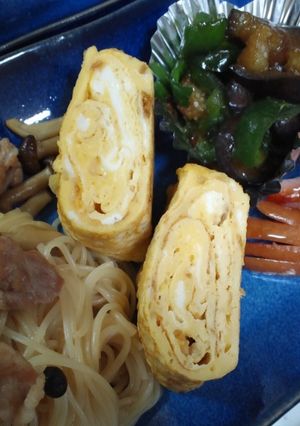 具だくさん焼き肉のたれマヨ☆玉子焼き☆-レシピのメイン写真