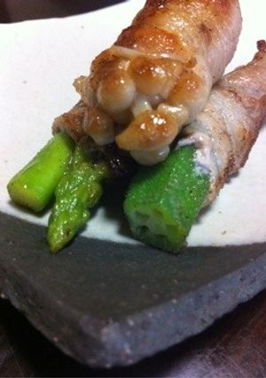 豚バラ肉の野菜巻き♪-レシピのメイン写真