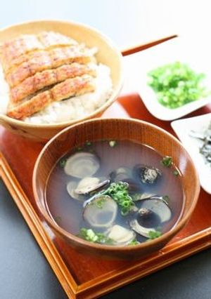 鰻の蒲焼とどうぞ！シジミのお吸い物-レシピのメイン写真