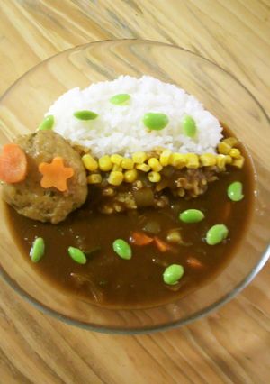 夏休みのデコカレーライス♪-レシピのメイン写真