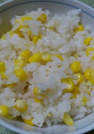 とうもろこし炊き込みご飯-レシピのメイン写真