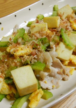 高野豆腐入りゴーヤチャンプル❀-レシピのメイン写真