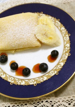 豆腐クリームの豆乳クレープ-レシピのメイン写真