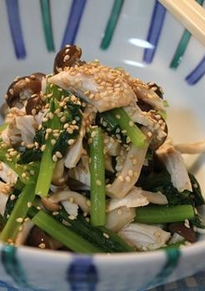 ゆずワサビ　de　ささみの和え物-レシピのメイン写真
