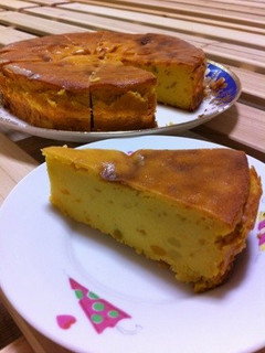 ☆さつまいもとかぼちゃのプリンケーキ☆-レシピのメイン写真