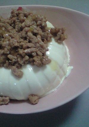 肉味噌あんかけ豆腐-レシピのメイン写真