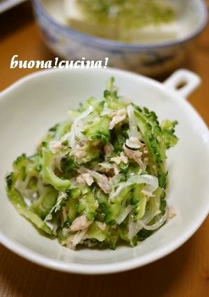 毎日1本食べられる！ゴーヤのサラダ-レシピのメイン写真