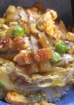 子供にも食べやすい　うなぎの卵とじ丼-レシピのメイン写真