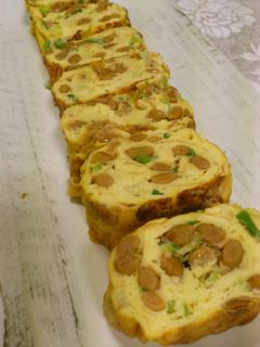 たれも使うふんわり納豆オムレツ(卵焼き)-レシピのメイン写真